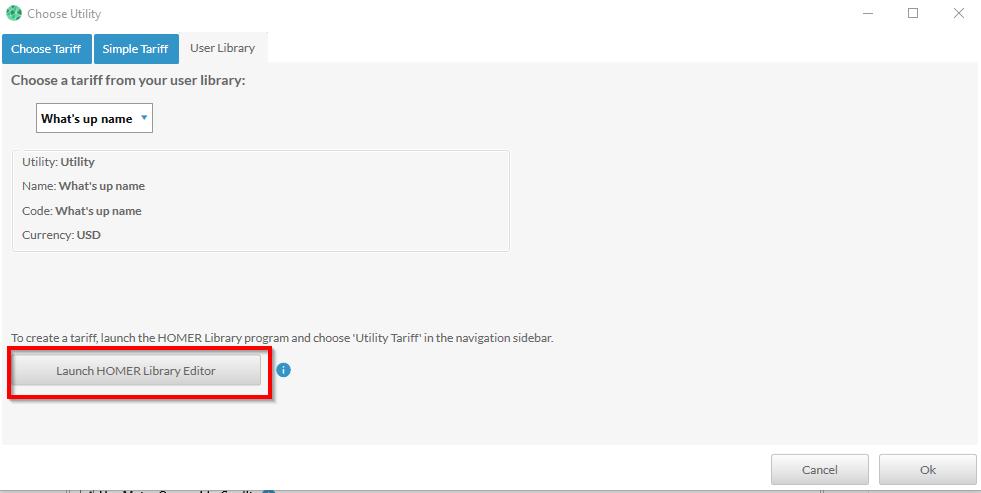 HOMER Library Editor